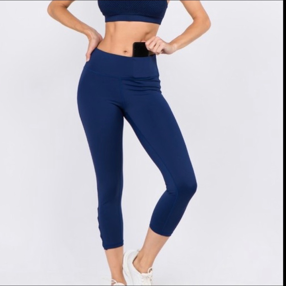 Navy blue  activewear gym leggings